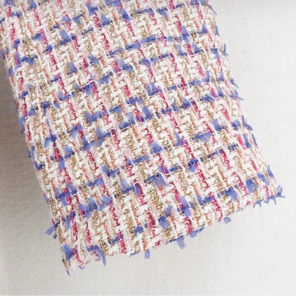 Veronica Beard Pink and Blue Tweed Blazer - Picture 13 of 15